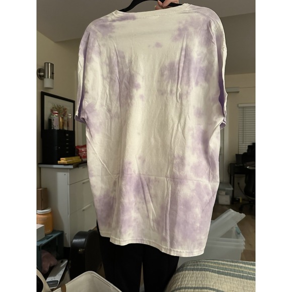 Hybrid Tees ACDC High Voltage Graphic Purple Tie Dye Cotton Men's T-Shirt M - Picture 2 of 2
